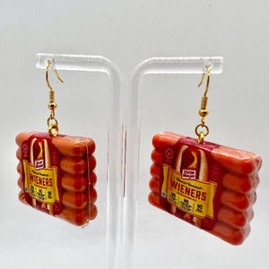 Hot Dogs Earrings - Mini Brands Earrings - Summer Barbecue Party Earrings